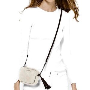 MICHAEL Michael Kors Jet Set Small Shearling Crossbody